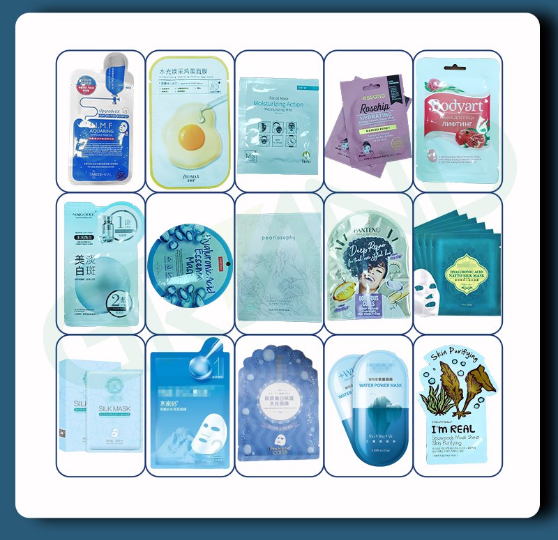 facial mask sample échantillon de masque facial