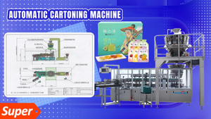 Ligne de production de machine d'encartonnage avec manipulateur GDC-180