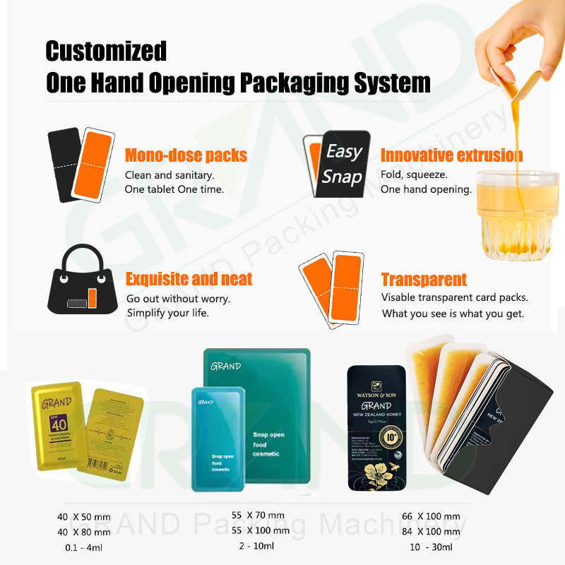 taille d'emballage easysnap