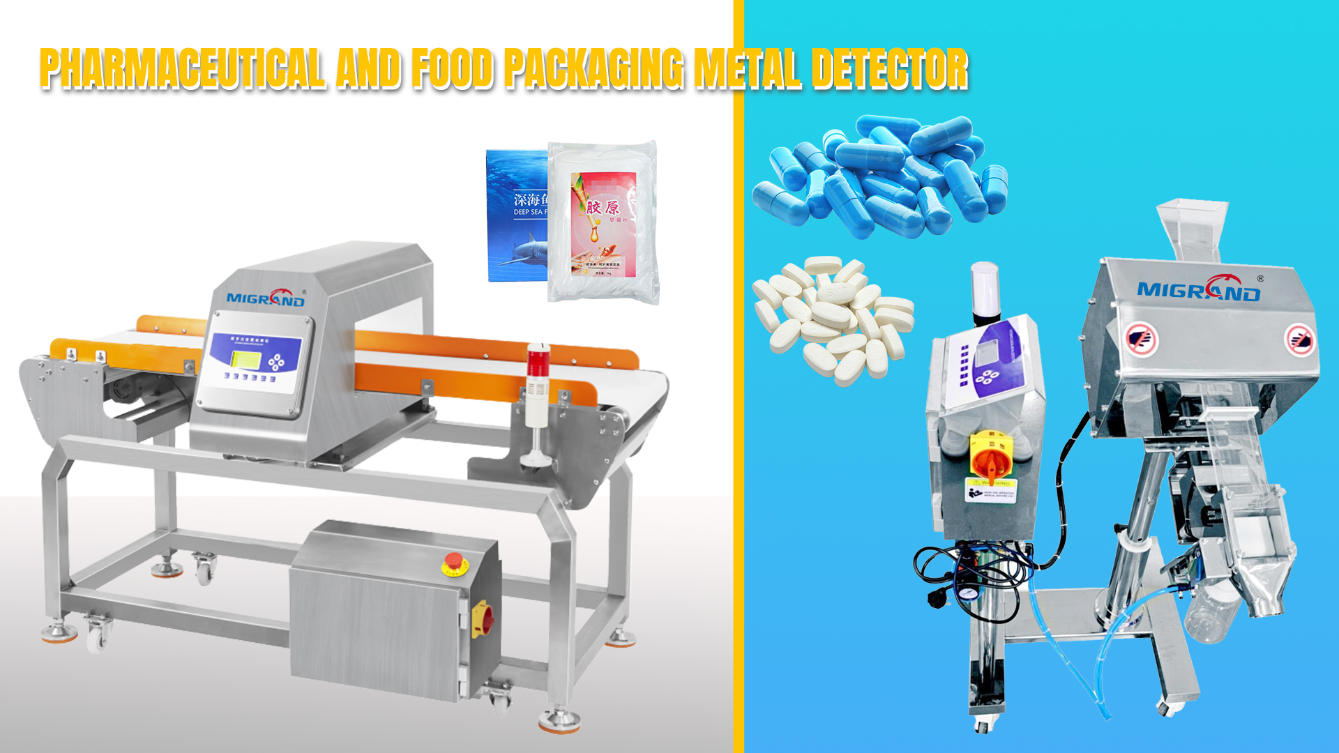 Solution de détection de métaux sur la ligne de conditionnement