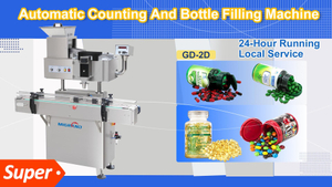 Compteur de capsules et machine de remplissage de bouteilles GD-2D