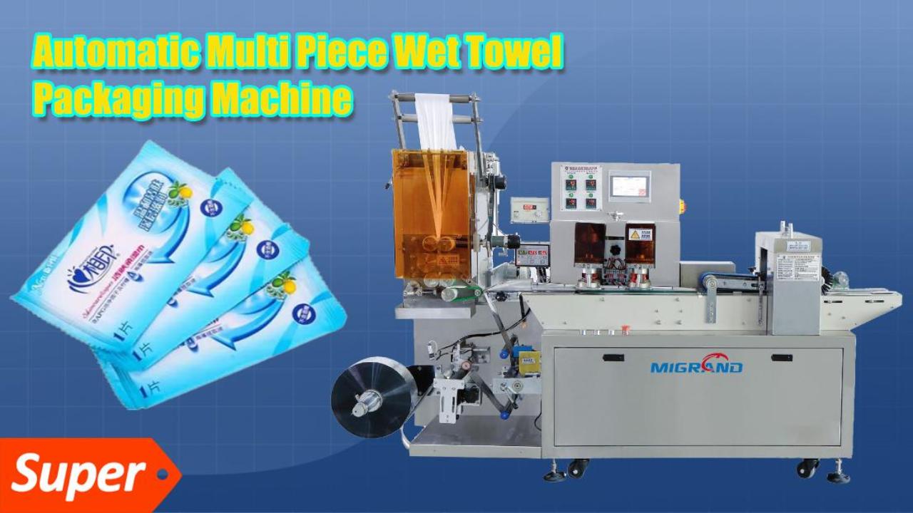 Machine de conditionnement de lingettes humides exportée vers la Moldavie