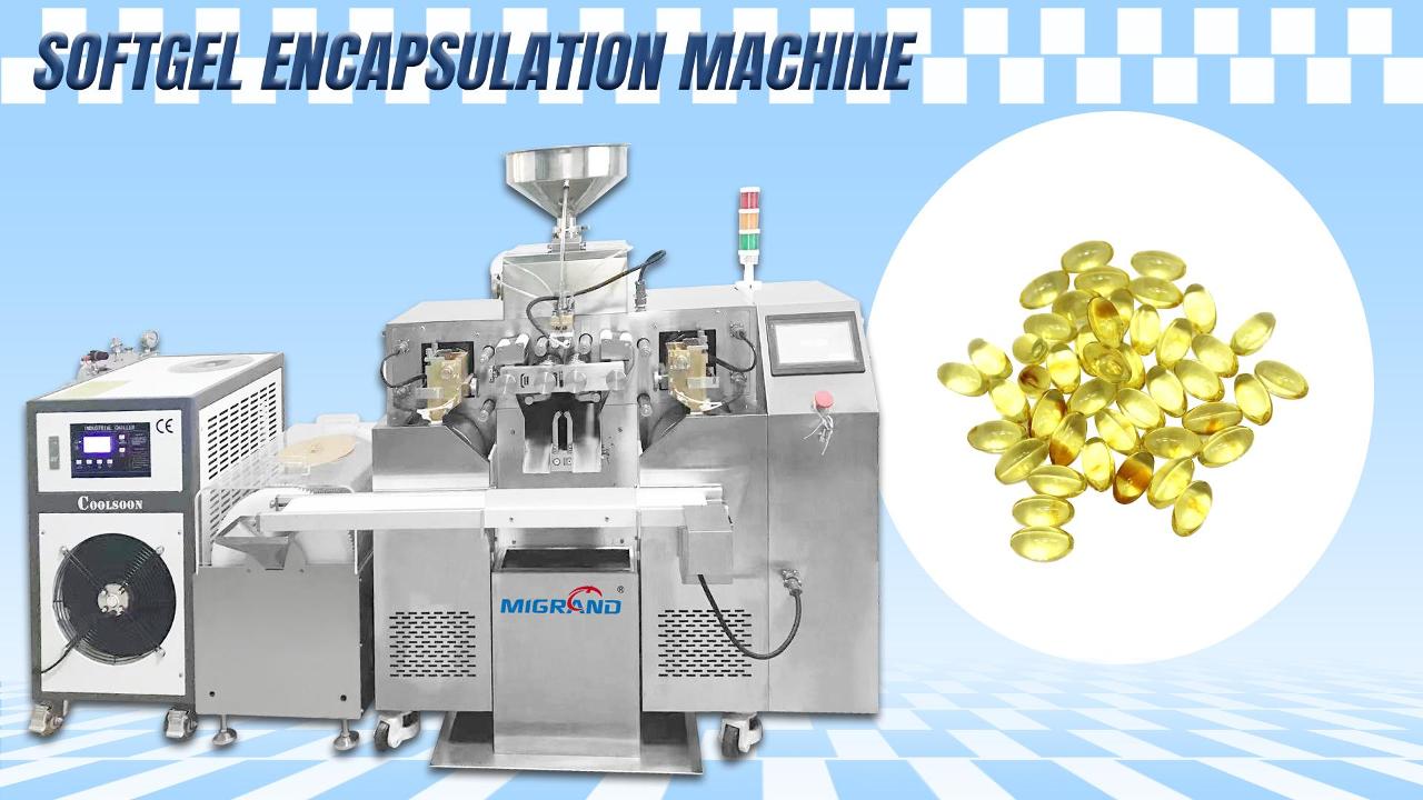 Exportation vers le marocie de production de capsule softgel avec 4 ensembles de moisissures