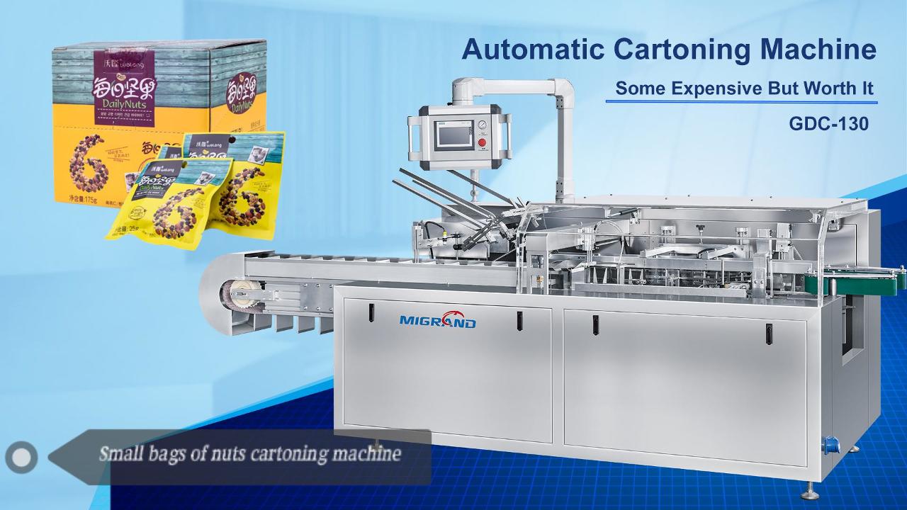 Comment emballer automatiquement plusieurs sachets de thé dans une boîte d'exposition en carton à la machine