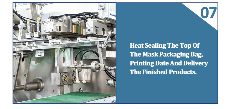 Scellage de la pochette du masque facial VPD400