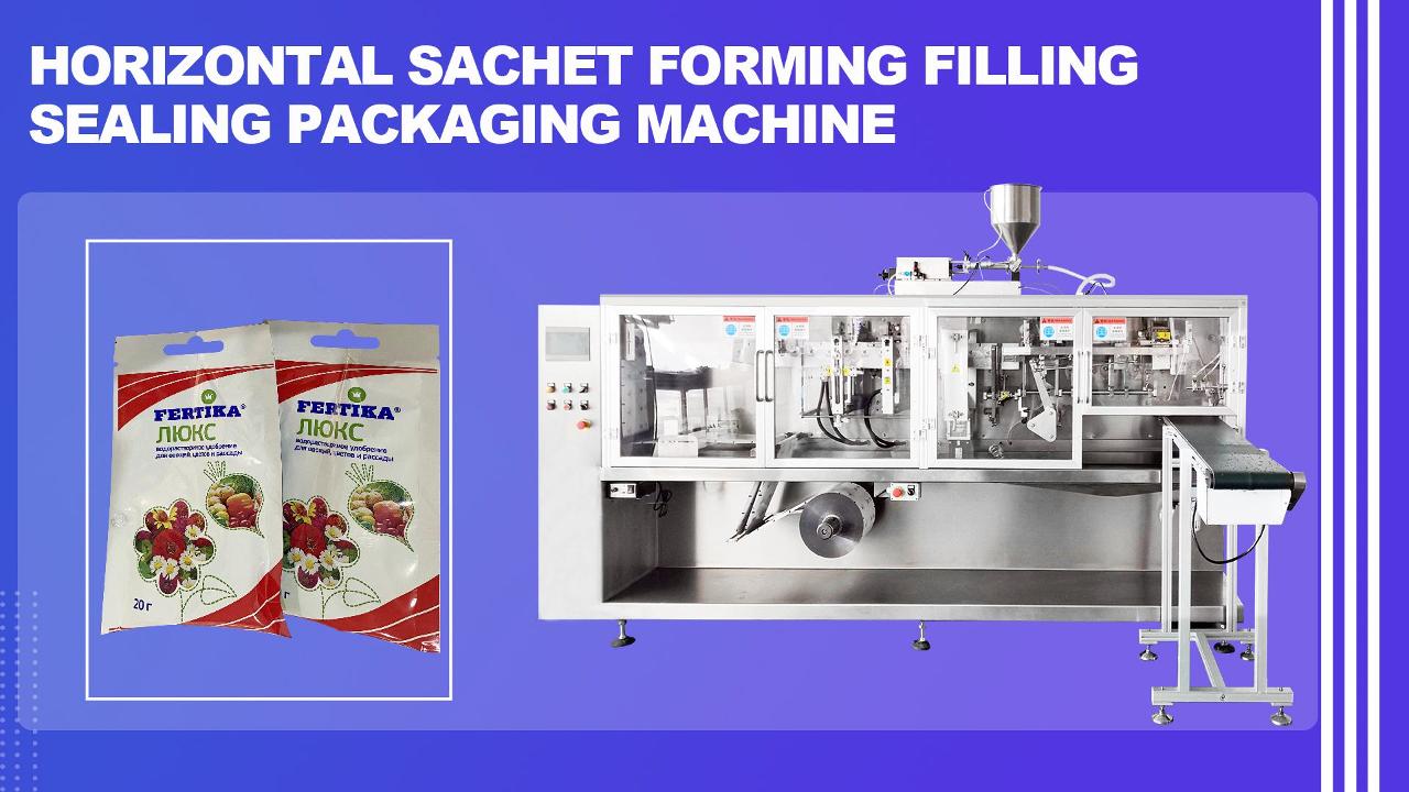 Exportation vers la Russie - Ligne de machine d'emballage horizontal Sachet pour engrais composé