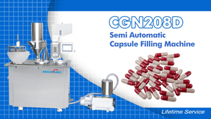Machine de remplissage de capsules semi-automatique CGN208D1