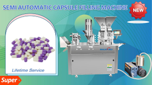 Machine de remplissage de capsule semi-automatique à double tête CGN208-DS