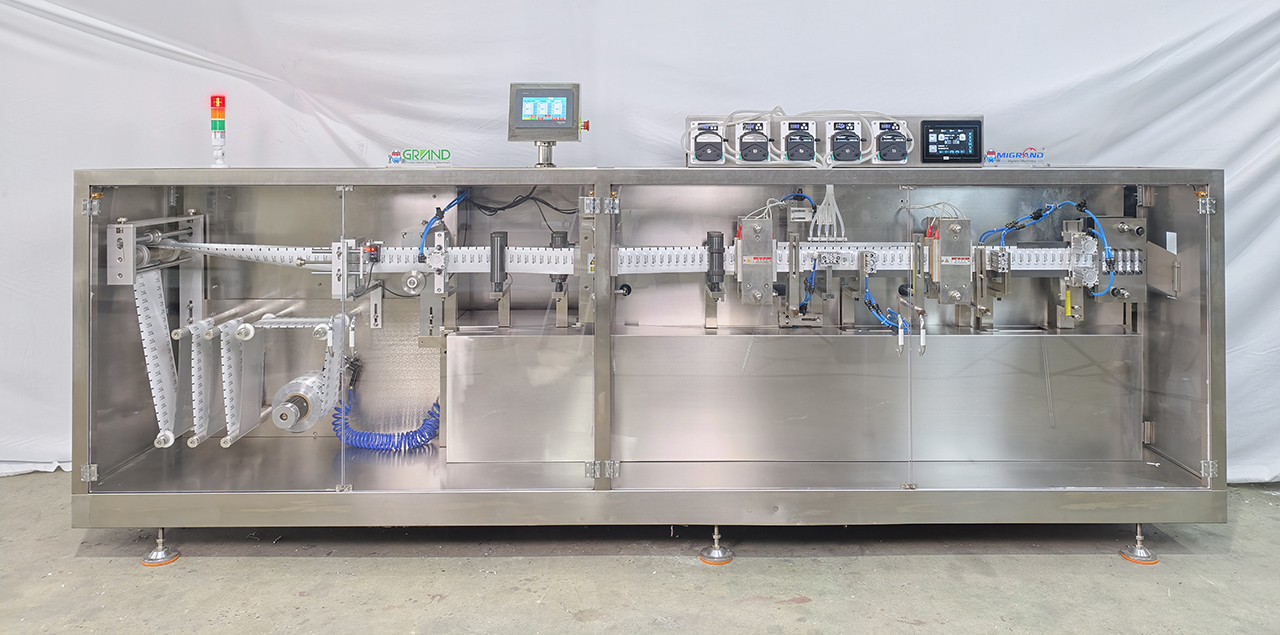 GDS240P5 ALU ALU CONTERNEUR FORMING ET MACHINE DE SCERING DE REMPLIR