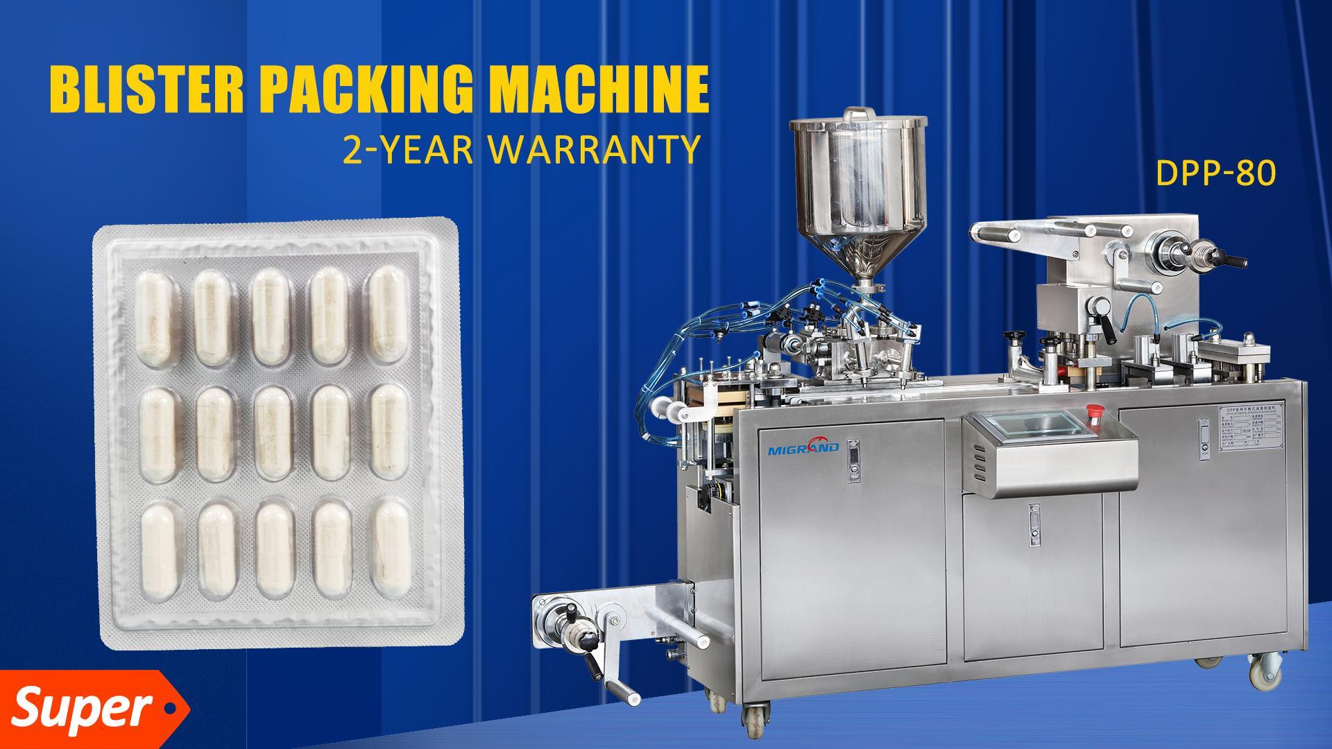 Exportation vers la machine d'emballage de boursouflure de comprimé de Turquie