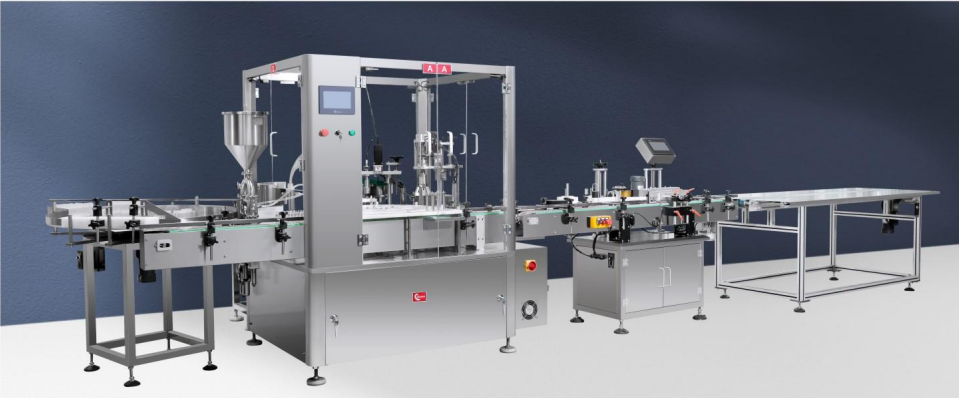 Machine de remplissage et de coiffage de bouteille Zhjy-50 pour l'huile essentielle