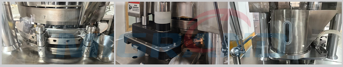 M&eacute;canisme d'alimentation de la machine &agrave; pression sur tablette