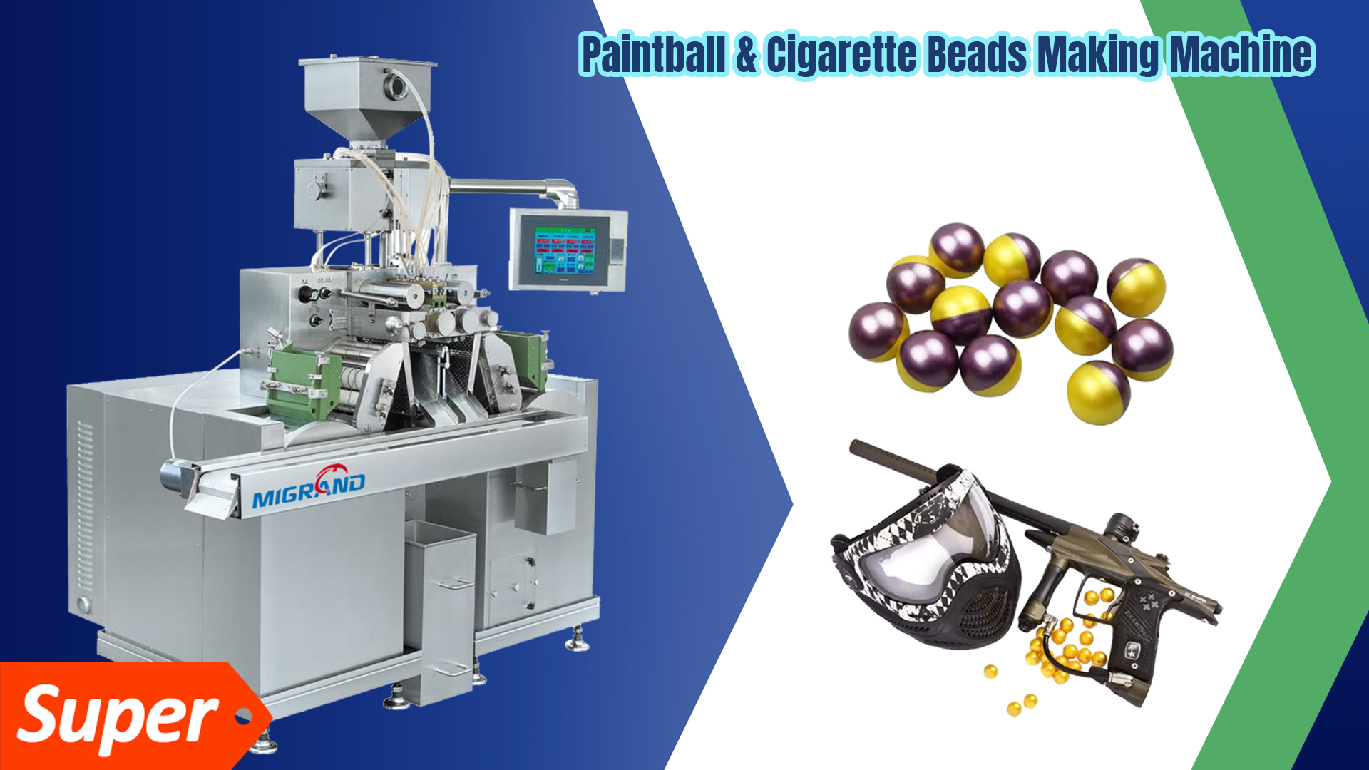 ligne de production de paintball