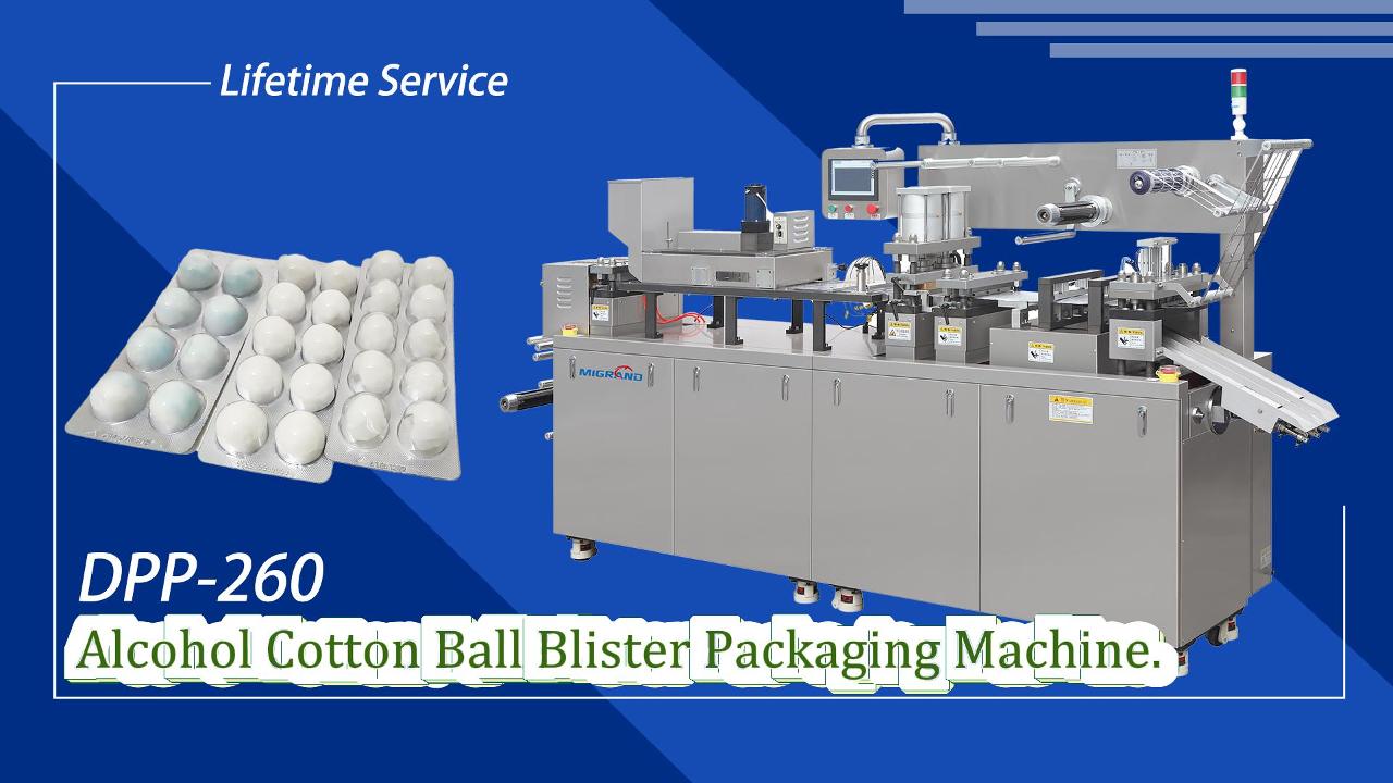 Exportation vers la machine d'emballage en Thaïlande-Blister pour l'alcool Cotton Ball