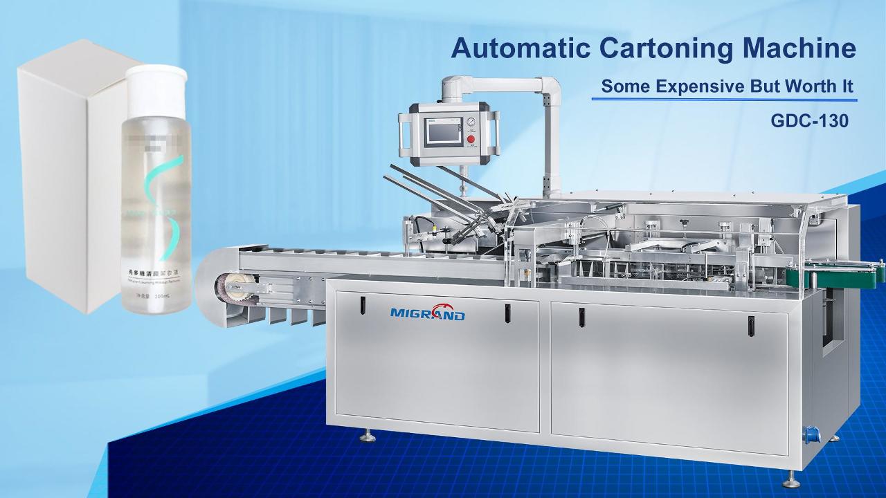 Exportation vers la Thailand Cosmetics Bottle Cartoning Machine pour toner 