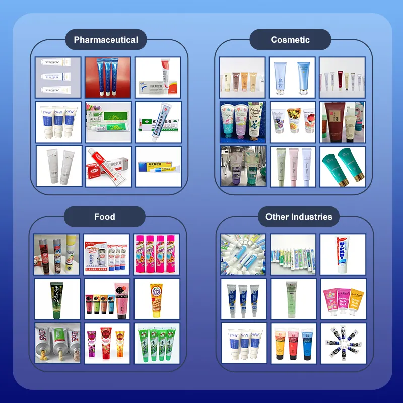 Application pour la machine de scellage de remplissage de tubes