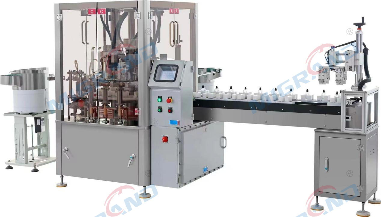 Machine de remplissage de parfum multi-forme