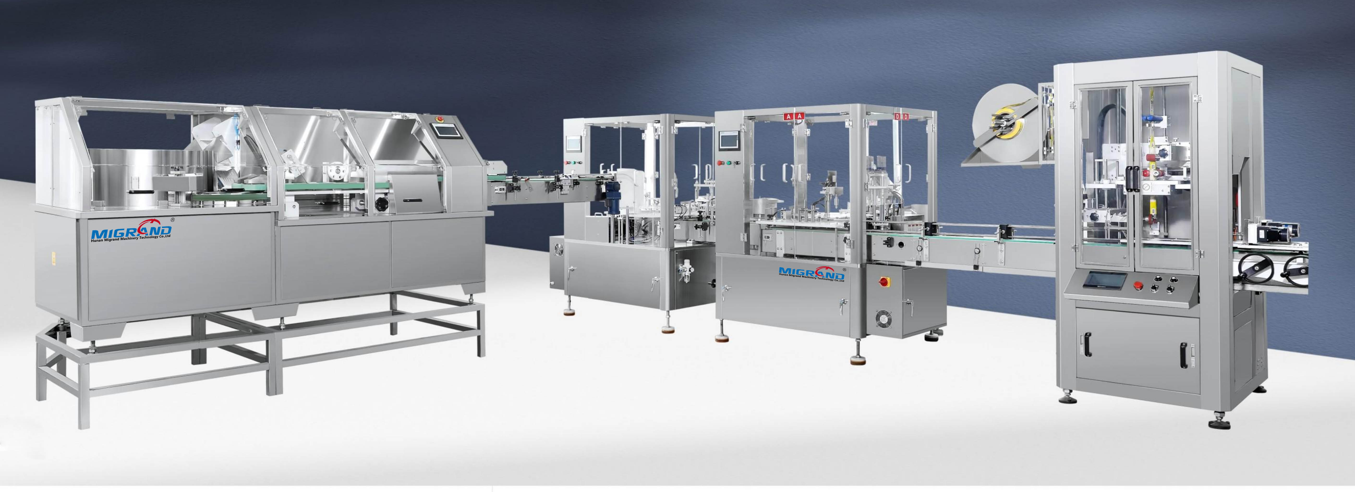 Ligne de machine de remplissage du sirop